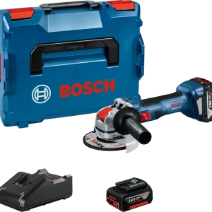 MEULEUSE GWX 18V-7 Ø 125 2 BATTERIES 4AH L-BOXX Meilleur Choix