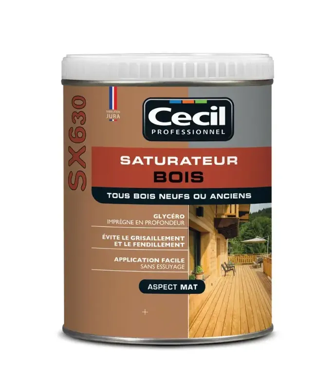 Saturateur glycéro - tous bois sx630 - nature - 1 L Paiement Sécurisé