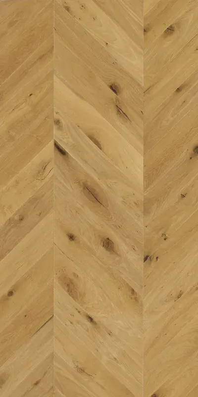Meilleur Choix Parquet contrecollé Iconics - Rustic Point de Hongrie Lutece - 125 x 636 mm - ép. 15 mm - 4 chanfreins - Rainure languette