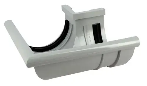 Angle extérieur pour gouttière PVC - gris - T25 Petit Prix