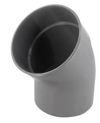 Coude NICOLL - PVC - Diamètre 140 - 45° 1/8 - Mâle-Femelle - UCY4 Commander Vite