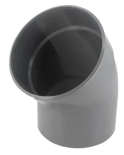 Coude NICOLL - PVC - Diamètre 160 - 45° 1/8 - Mâle-Femelle - UCZ4 Promotion Saisonnière