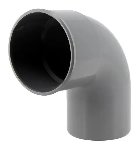 Jusqu'à Épuisement Des Stocks Coude NICOLL - PVC - Diamètre 80 - 90° 1/4 - Mâle-Femelle - UCR8