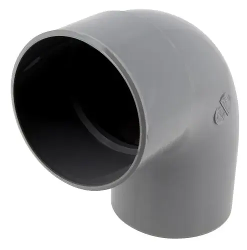 Coude NICOLL - PVC - Diamètre 100 - 90° 1/4 - Mâle-Femelle - UCT8 Prix Promo