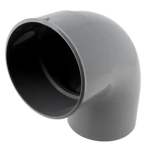 Coude NICOLL - PVC - Diamètre 125 - 90° 1/4 - Mâle-Femelle - UCX8 Expédition Rapide