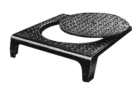 Nouvelle Collection PLAQUE DE RECOUVREMENT FONTE PROFIL T 800X830MM C250/B125 NF PONT A MOUSSON