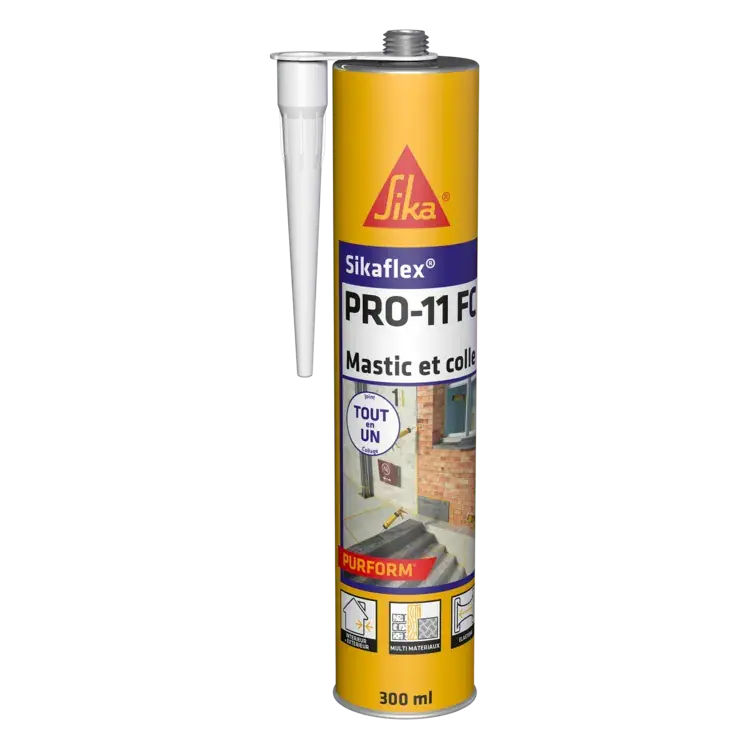 MASTIC COLLE POLYURETHANE SIKAFLEX PRO 11FC BLANC 300ML Achat Immédiat