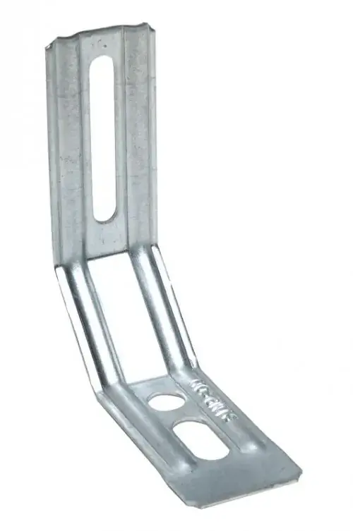 Top Vente Equerre nervurée zing 100 x 80 x 30 mm - pan coupé