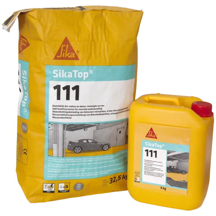 MORTIER AUTONIVELLANT SIKATOP 111 KIT 37,5KG Haute Qualité