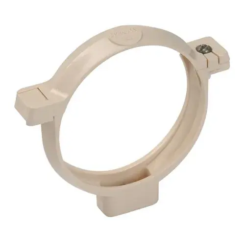 Collier de fixation à bride pour tuyau de descente - sable - Ø 80 - T25 Affaire À Saisir