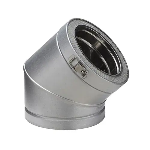 Achat Immédiat Élément coudé EC pour conduit Therminox ZI - 45° - Ø 150 mm