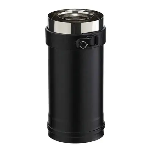 Populaire Élément droit ED pour conduit PGI - Ø 80/130 mm - Longueur 250 mm - Noir 9030