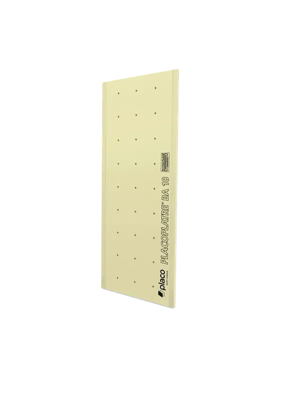 Plaque de plâtre - Placoplatre BA18 standard - 260 X 120 cm - ép. 18 mm Offre Spéciale