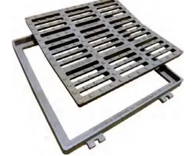 GRILLE FONTE CONCAVE CARREE SCG 30 PMR C250 Commande En Gros