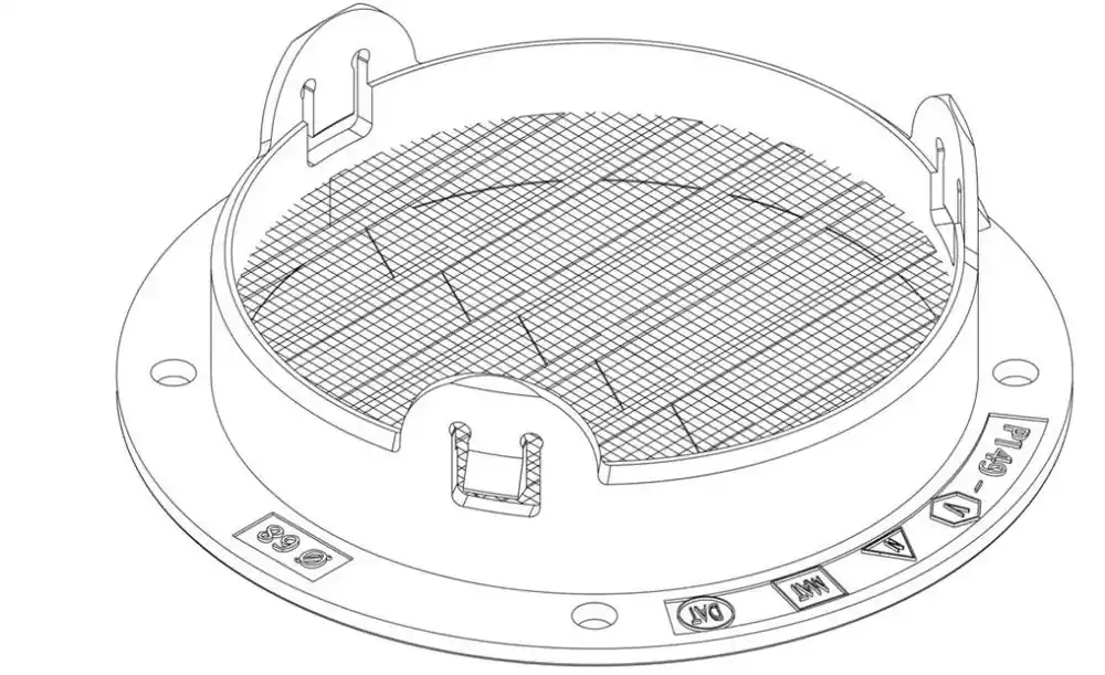 Commander Maintenant Grille de ventilation - P149 - anthracite