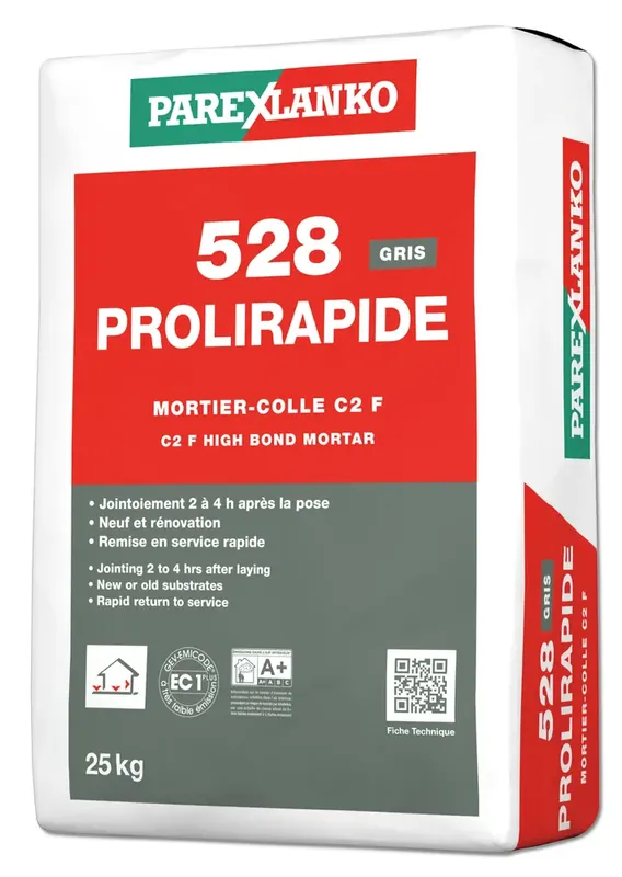 MORTIER COLLE PROLIRAPIDE 528 25 KG Soldes