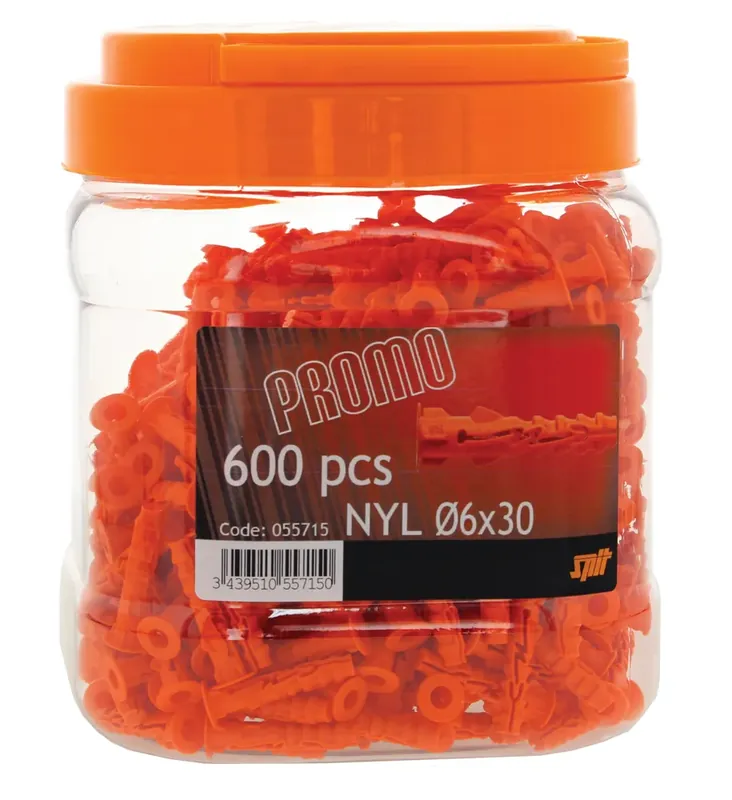 CHEVILLE NYL COLLERETTE 6X30 BIDON 600 Commander Vite