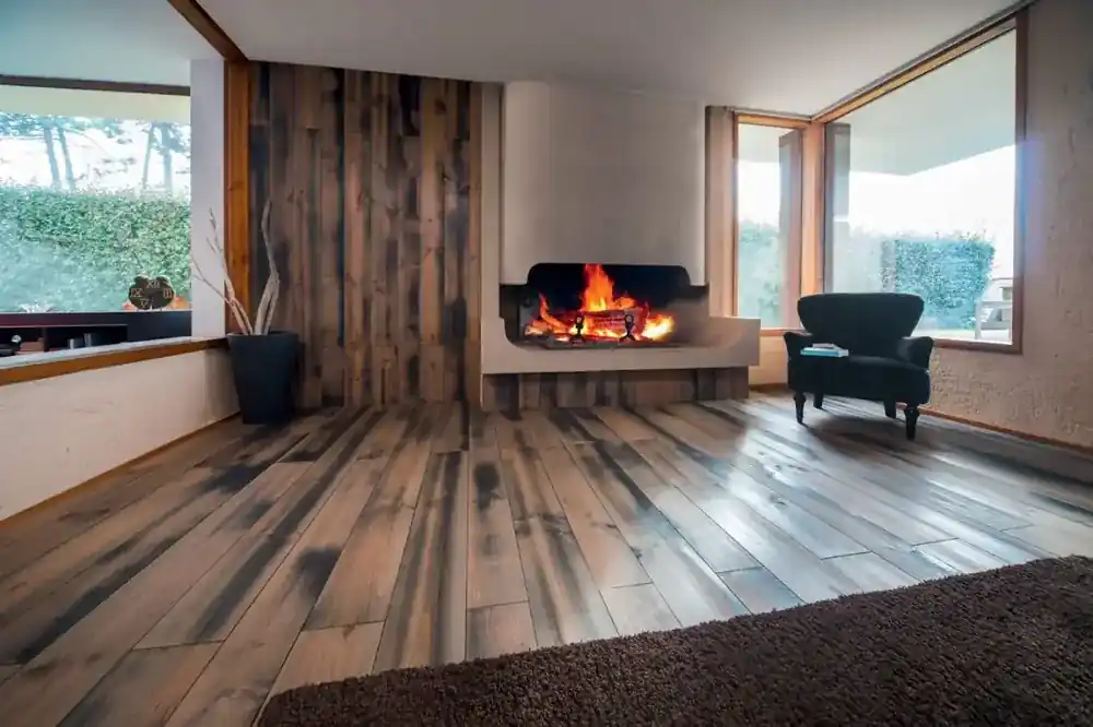 Lambris/parquet - pin duplex - 18x140/170 - raboté - huilé grise Vente Flash