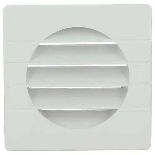 GRILLE D‘AÉRATION FAC SS MOUST Ø100 BLANC CARTON 10 Soldes
