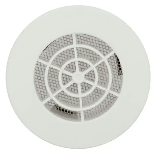 GRILLE D‘AÉRATION INT AV MOUST Ø80 BLANC CARTON 10 Bon Marché
