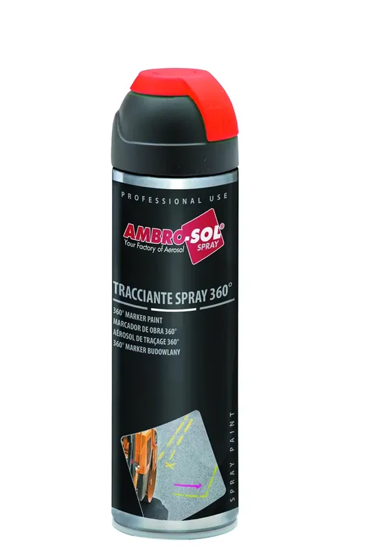 Traceur de chantier rouge fluo 500 ml Acheter Direct