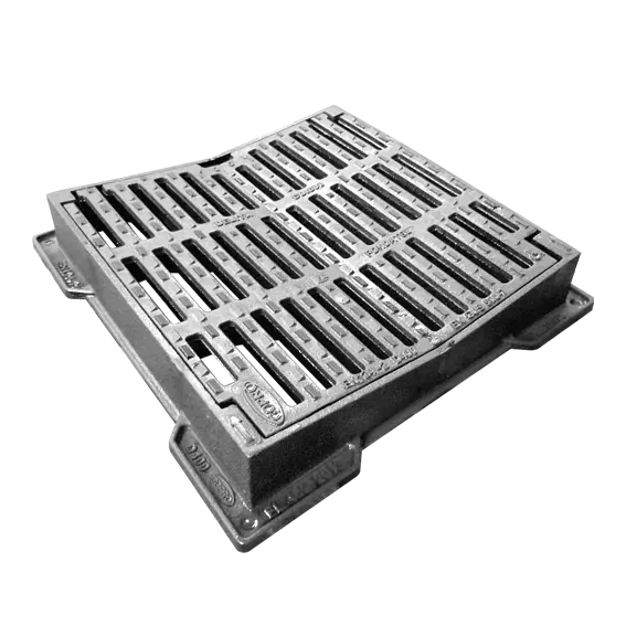 GRILLE FONTE CONCAVE CARREE DELITA CO40 H100 PMR D400 NF Offre Du Jour