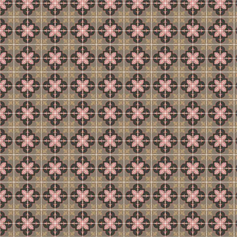 Expédié Aujourd'hui Carrelage intérieur Dahlia - violet - 15 x 15 cm