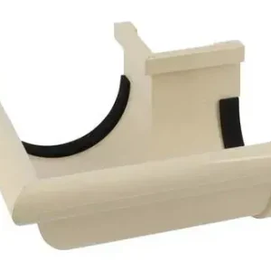 Achat Immédiat Angle extérieur pour gouttière PVC - sable - T16