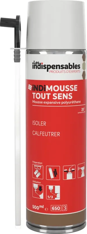 INDI MOUSSE PU BOMBE 500ML Prix Bas