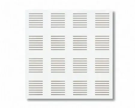 Dalle de plafond - Gyptone Activ‘Air Line 4- 60 x 60 cm - ép. 10mm - bords droits Prix Bas