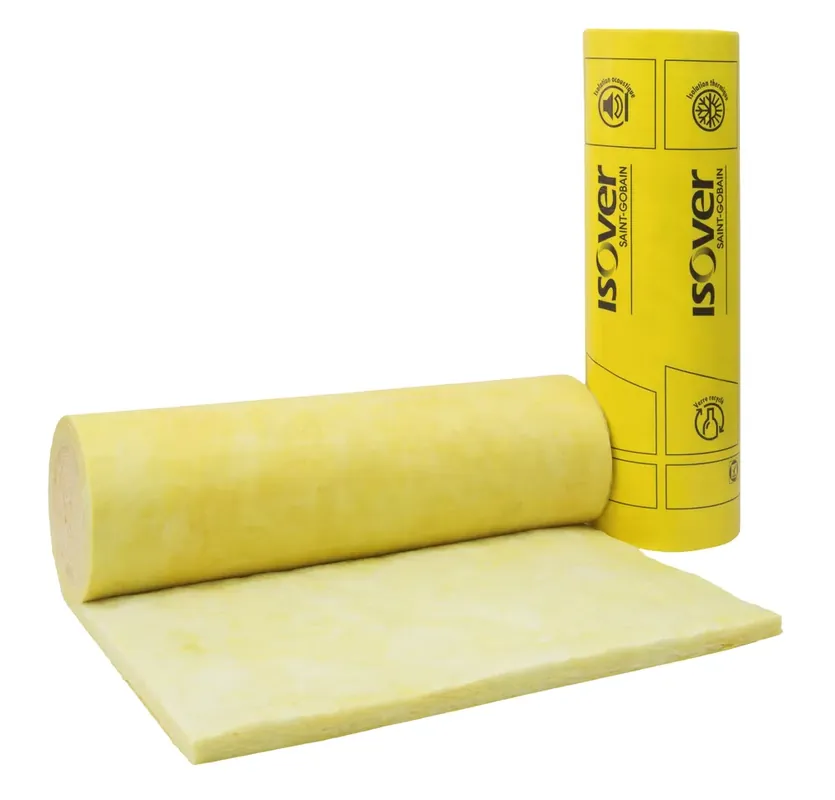 Laine de verre - Feutre Bardage - rouleau 8,00 x 1,20 ml - ép. 80 mm - R1,90 Certifié