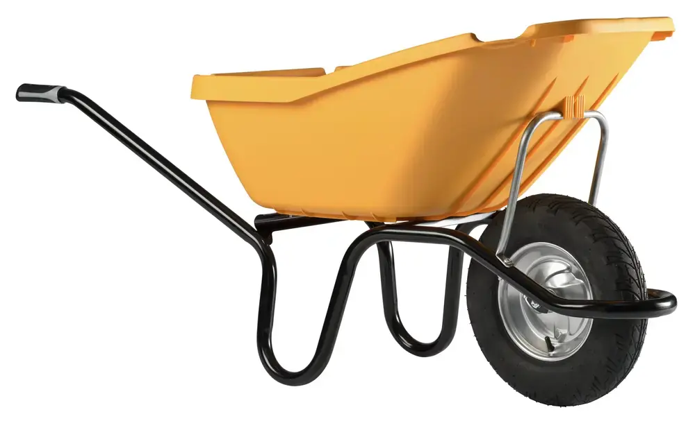 BROUETTE PICK UP 110L POLYPRO JAUNE Prix Bas