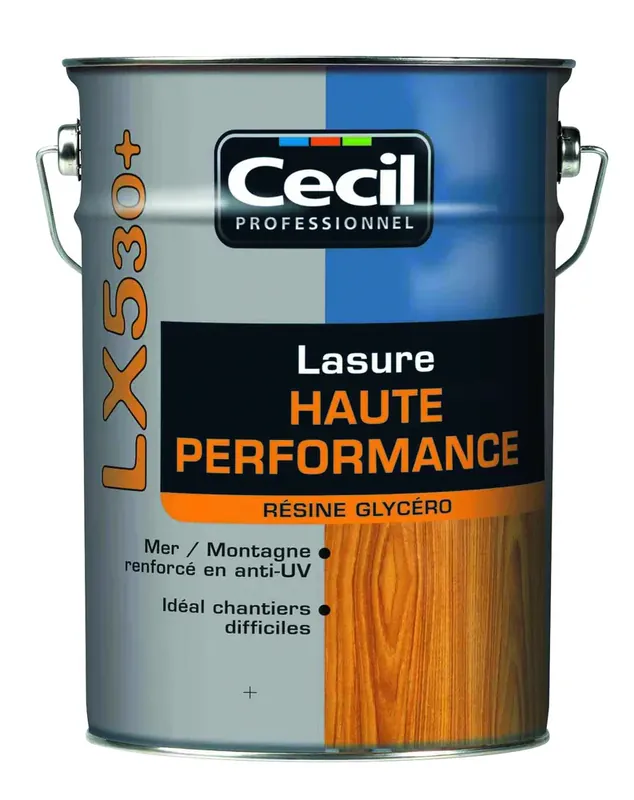Lasure haute performance Lx530 - chêne doré - 1L Commander Vite