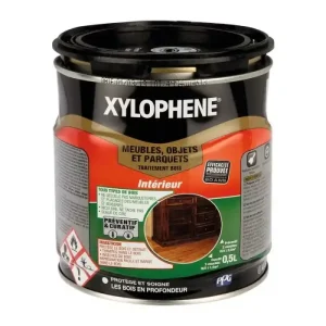 Xylophene traitement bois intérieur pour meubles et parquets - 400ml, 0,5L, 1L, 2,5L Jusqu'à Épuisement Des Stocks