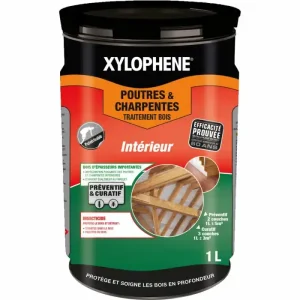 Xylophene traitement poutres et charpentes sans odeur - 1L, 5L, 6L, 20L Jusqu'à Épuisement Des Stocks
