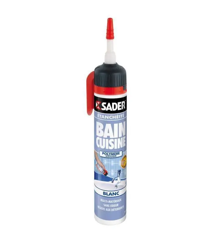 Soldes Sader Mastic Bain et Cuisine 200ml avec gachette