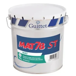 Guittet Mat 78 Sans Tension Murs et Plafonds - Intérieur - 3L, 15L Promotion