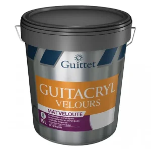 Guittet Guitacryl Velours Peinture Protection et Décoration des Façades - 15L Acheter Direct