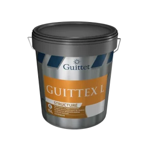 Guittet Guittex L structuré Revêtement d‘imperméabilité Couche de Finition Façades - 15L Seulement Aujourd'hui