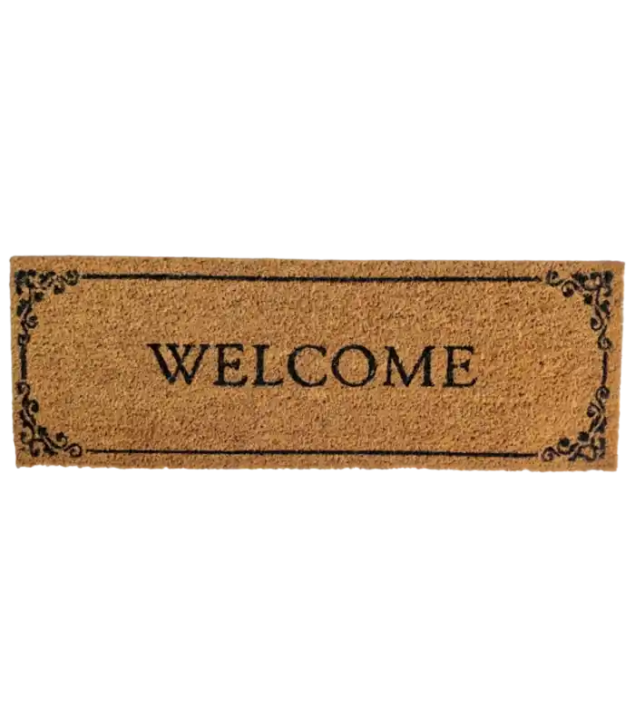 Satisfait Ou Remboursé Tapis Coco Welcome Envers PVC 25x75 cm