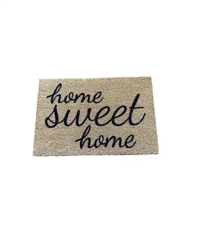 Tapis Coco Home Sweet Home Envers PVC 40x60 cm Prix Promo