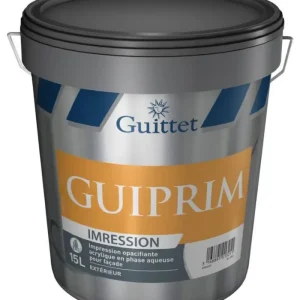 Guittet Guiprim peinture impression façade acrylique opacifiant - blanc 15L Réduction