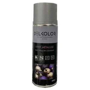 Delkolor Peinture Aérosol Effet Métallisé 400 ml Achat Immédiat