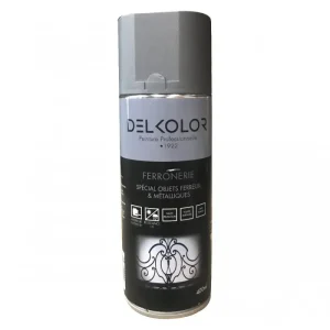 Certifié Delkolor Peinture spéciale ferronnerie en aérosol 400 ml