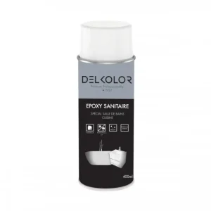 Dernière Chance Delkolor Peinture Epoxy Sanitaire Blanc - 400ml