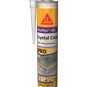 Prix Choc Sikaflex 142 Crystal Clear Mastic Colle transparent