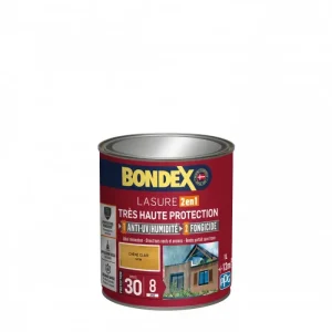 Bondex Lasure Très Haute Protection Satin 8 ans pour bois extérieur - 1L, 2,5L, 5L, 6L Marque