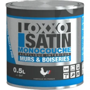 Loxxo Peinture Acrylique Murs & Plafonds - Monocouche - Satin - 0,5L, 2,5L Acheter En Ligne