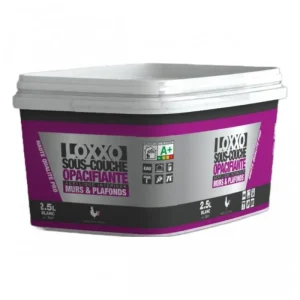Remise Loxxo Sous Couche Opacifiante Acrylique - Murs & Plafonds - Blanc - 2,5L