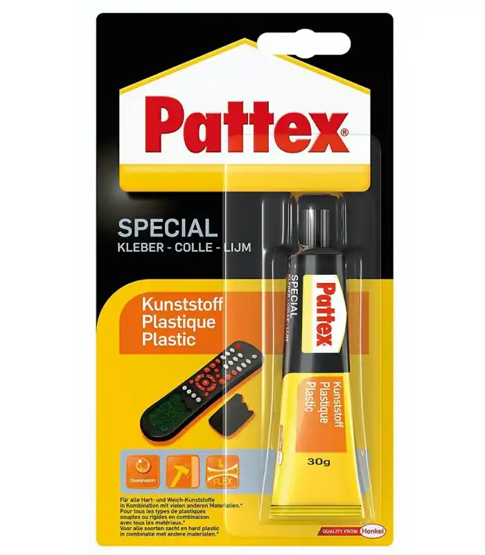 Colle Pattex spécial plastique 30g Populaire